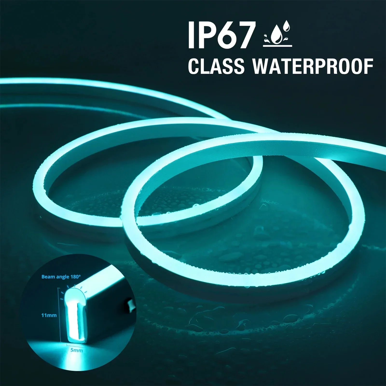5v usb rgb неоновая светодиодная - Фотография_3