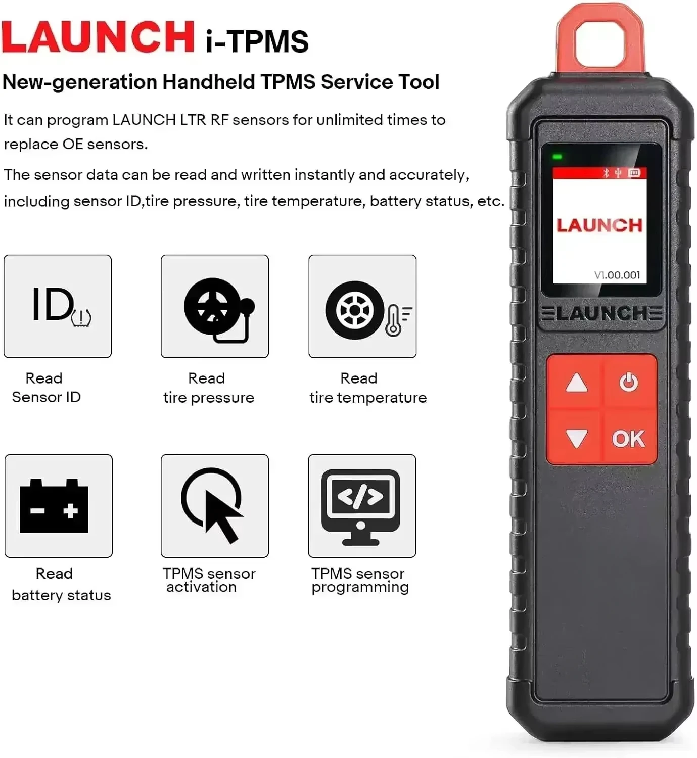 Launch x-431 i-tpms tsgun инструмент - Фотография_4