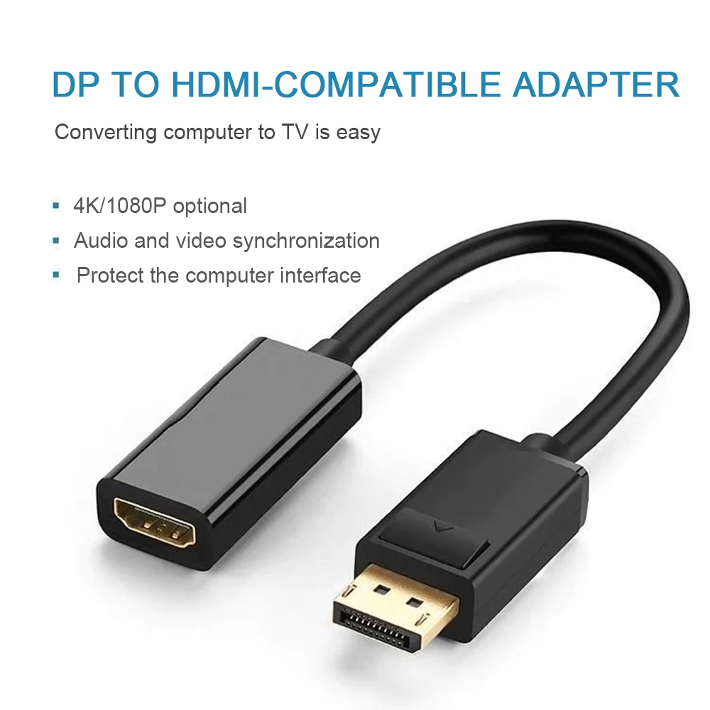 Адаптер-переходник hd 4k displayport-hdmi - Фотография_6