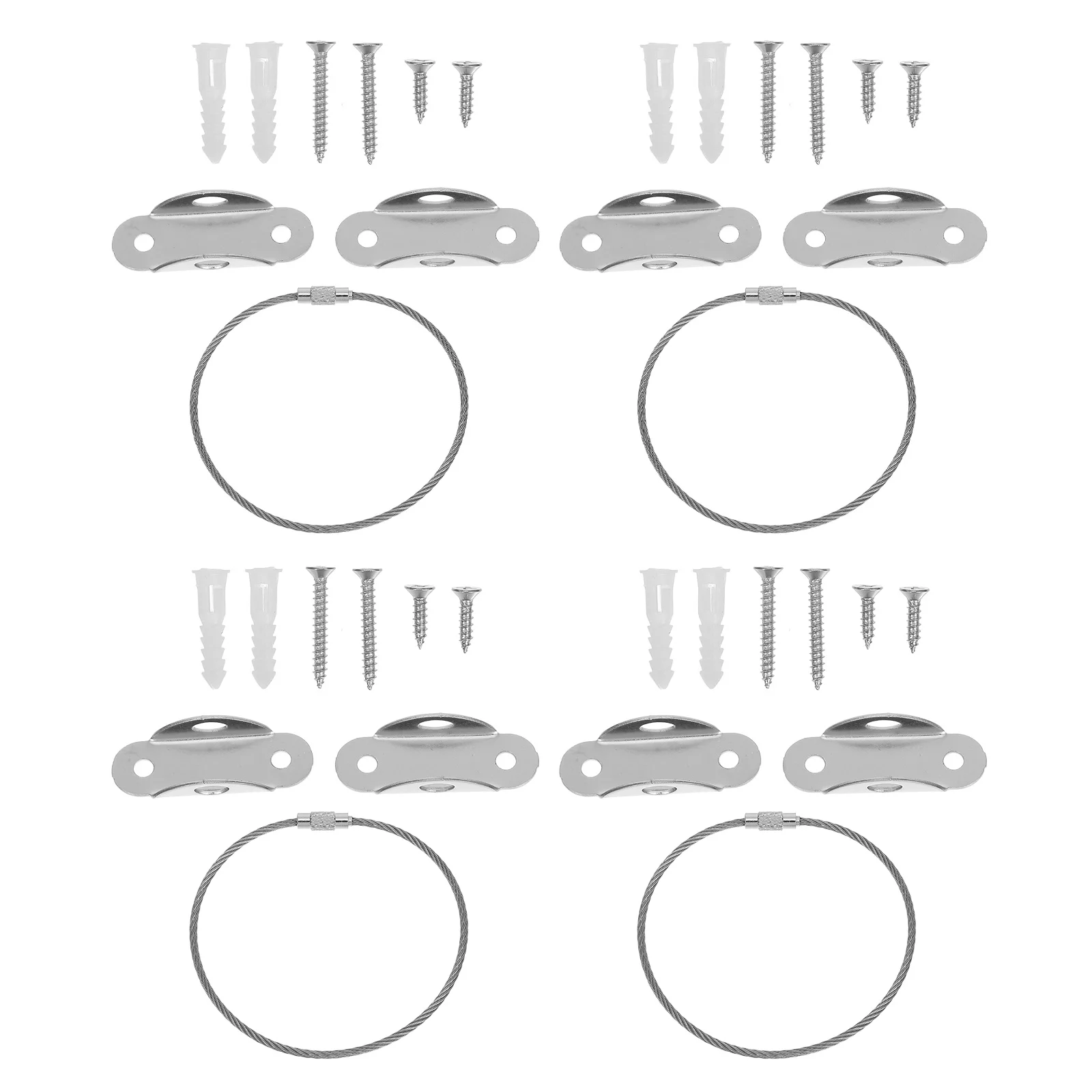 4 комплекта металлических мебельных анкеров с защитой от опрокидывания - Фотография_4