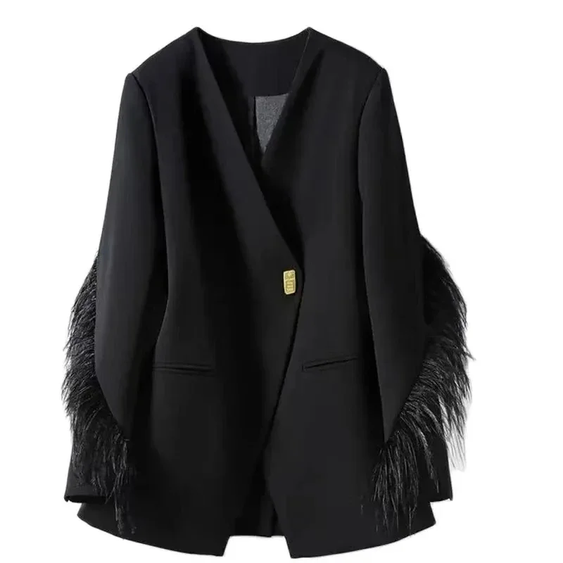 Роскошный весенне-осенний пиджак - Фотография_4