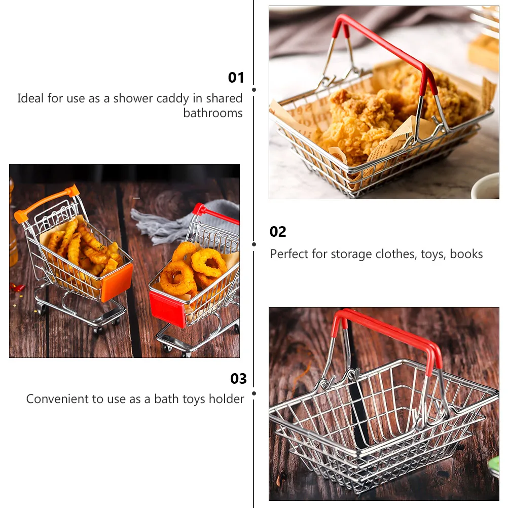 1 комплект, детская корзина для покупок из нержавеющей стали - Фотография_6
