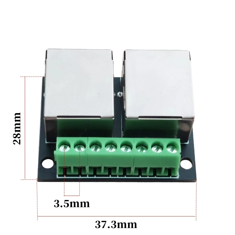 Двойная розетка адаптера rj45 плата - Фотография_2