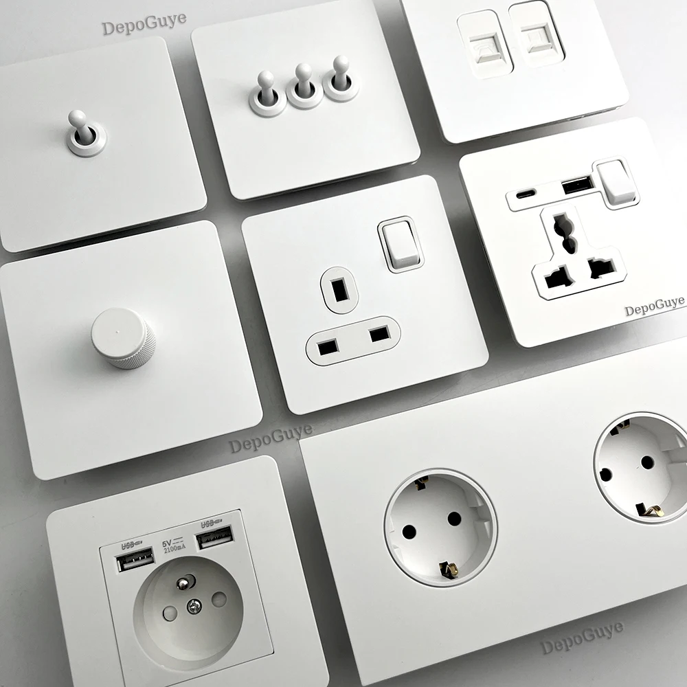 Тумблер белый переключатель из - Фотография_6