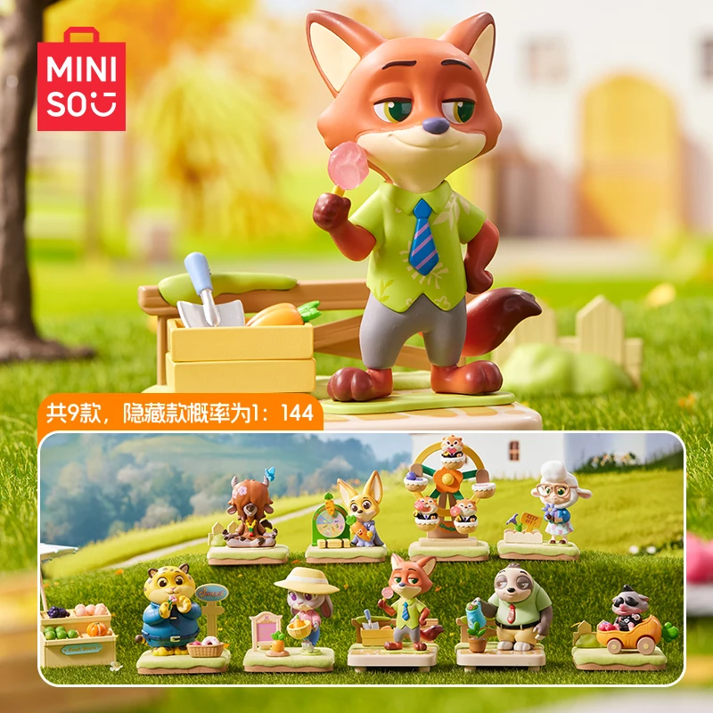 Подлинная фигурка miniso disney zootopia autumn manor серии