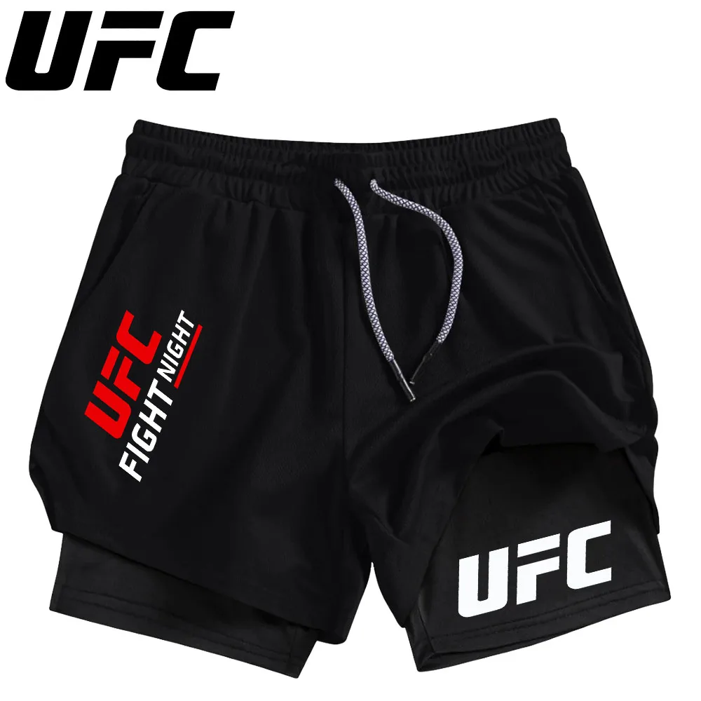 Ufc мужские двухслойные шорты для - Фотография_2