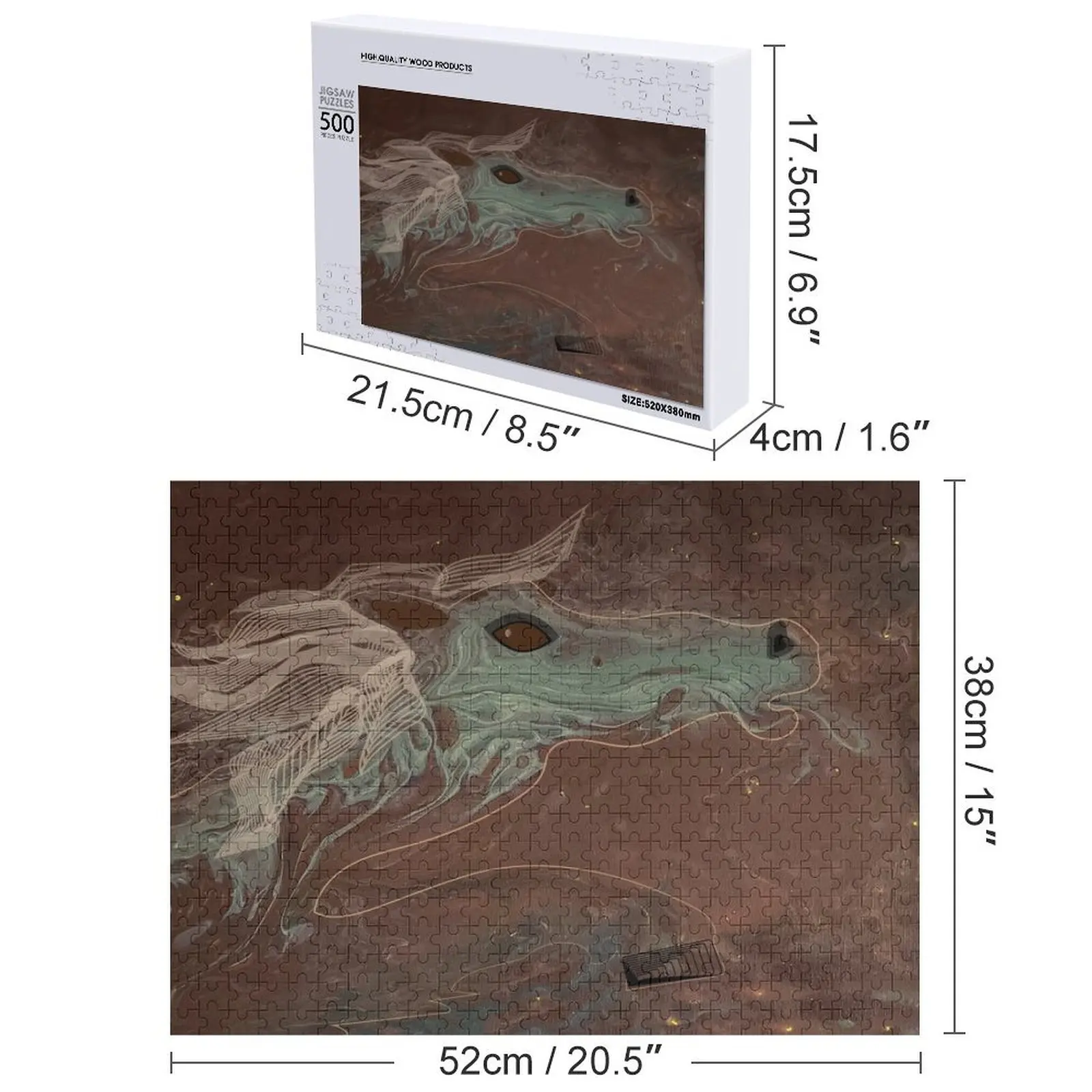 Horse in space jigsaw puzzle adult - Фотография_4