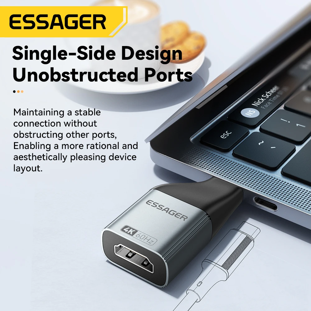Essager usb type-c к hdmi-совместимому - Фотография_3