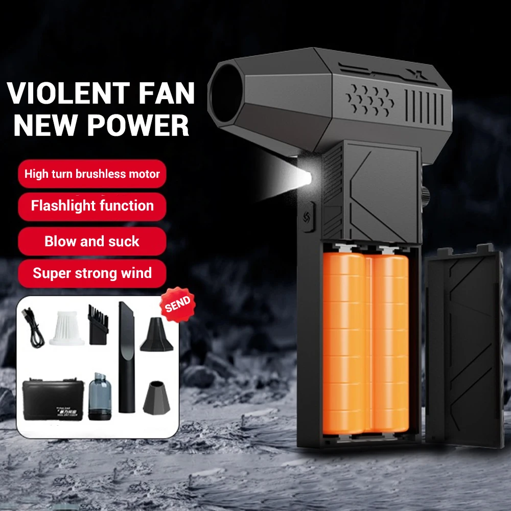 Вентилятор c6 pro violent 350000 мощный вентилятор об/мин - Фотография_3