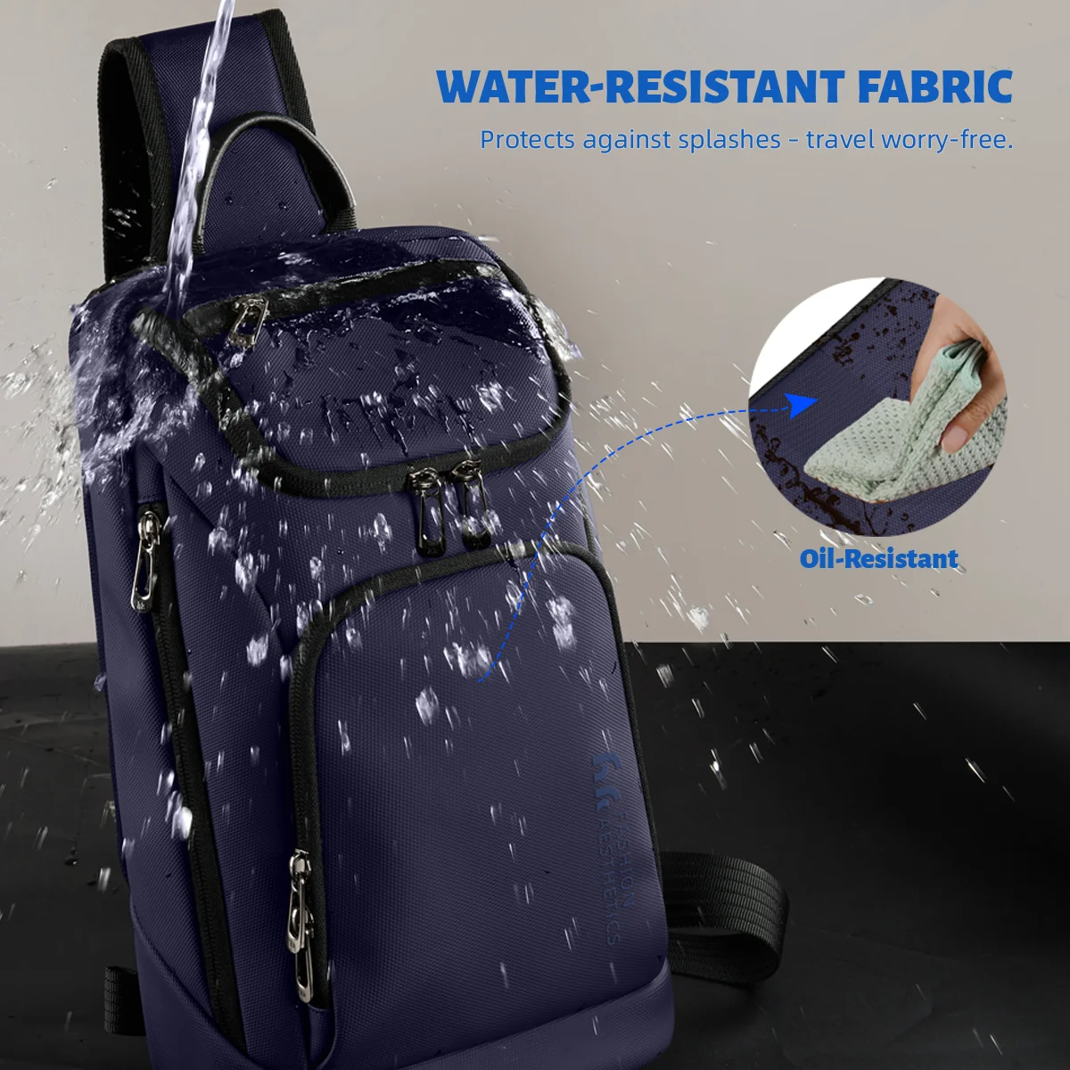 Многофункциональная мужская сумка через плечо heroic knight - Фотография_4