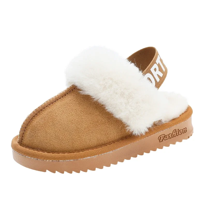 Детские плюшевые тапочки с завернутым носком - Фотография_6