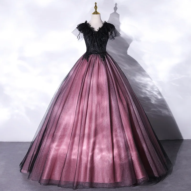 Черные милые платья quinceanera