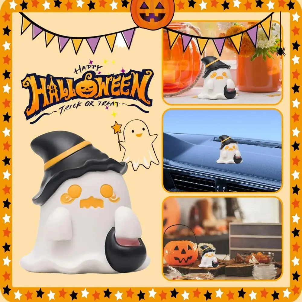 Страшная креативная статуя призрака на хэллоуин - Фотография_2