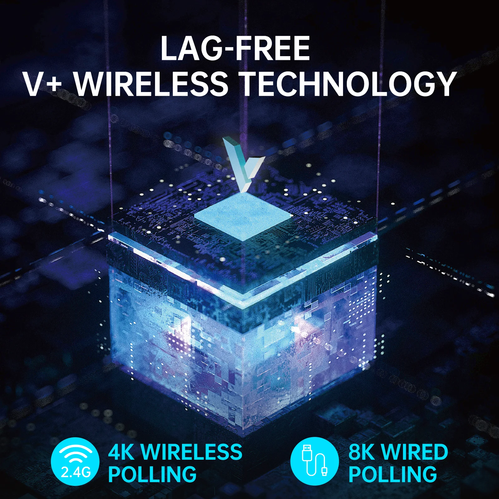 Беспроводная игровая мышь rapoo vt9pro/vt9air 4k - Фотография_3