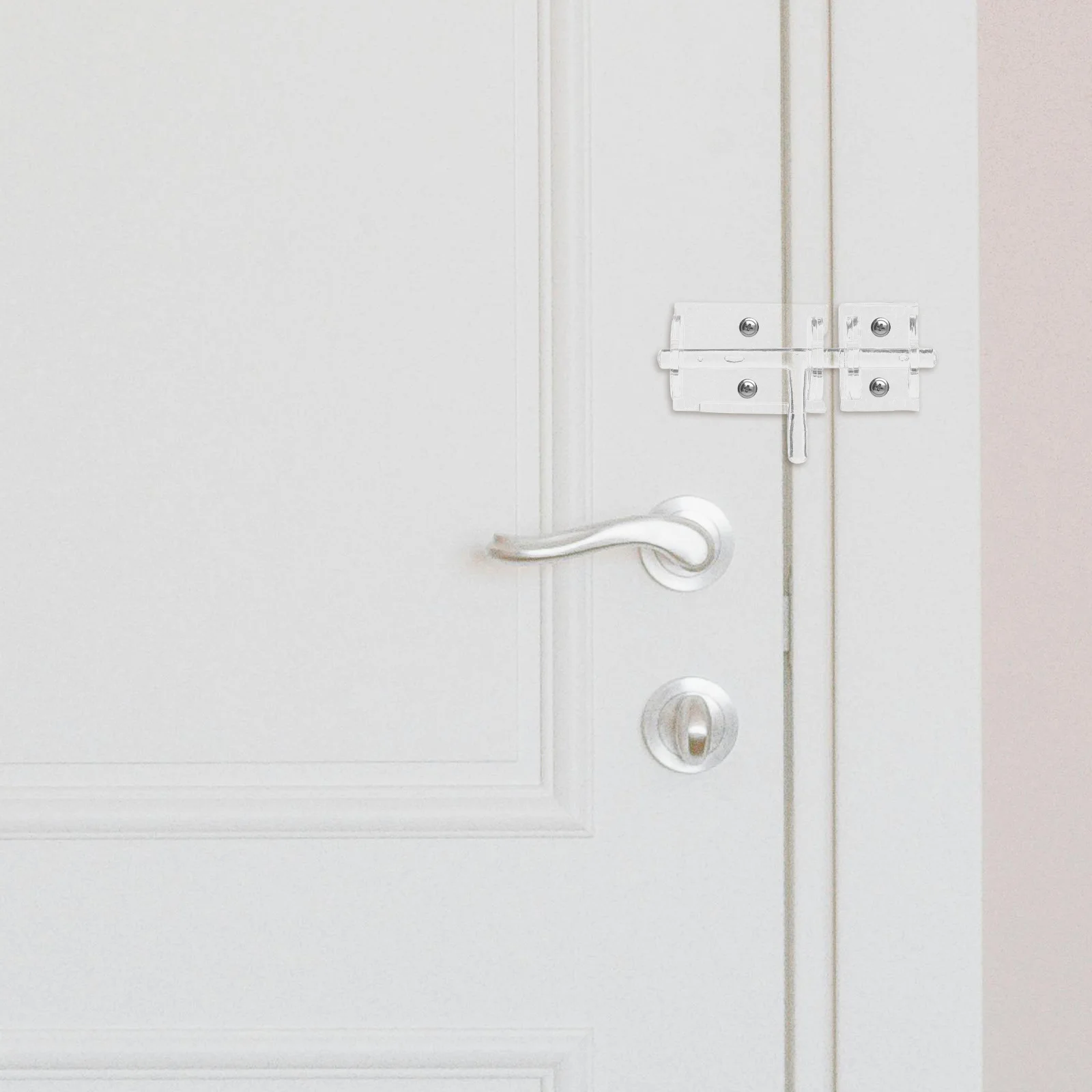 Прозрачная акриловая дверная защелка - Фотография_4