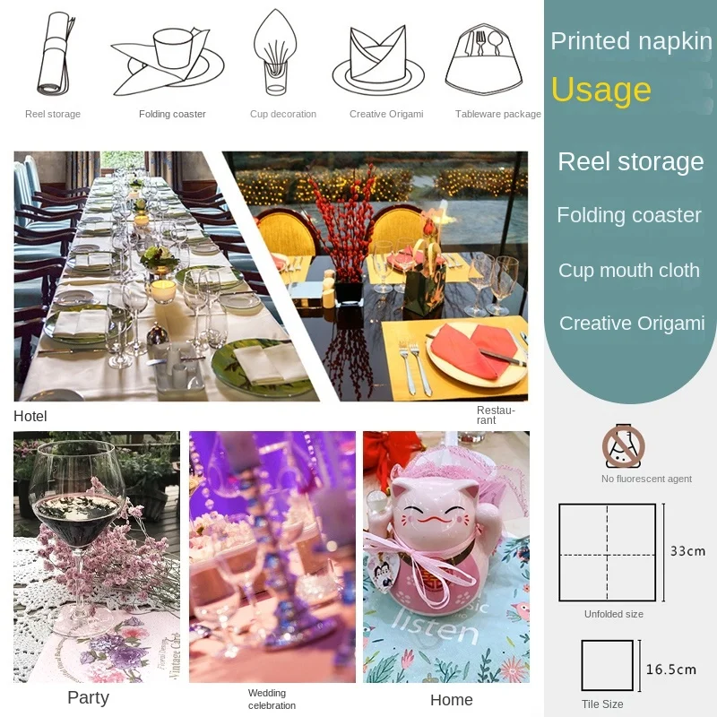 Новые цветочные красочные салфетки - Фотография_6