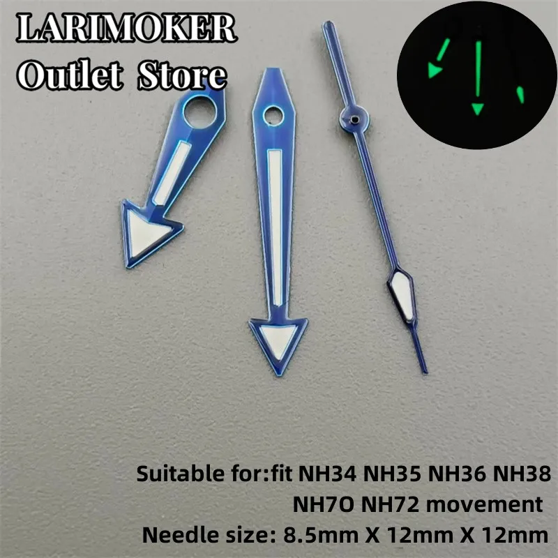 Larimoker серебристо-синие часы - Фотография_4