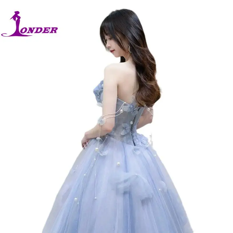 Sonder синее платье vestido de - Фотография_4