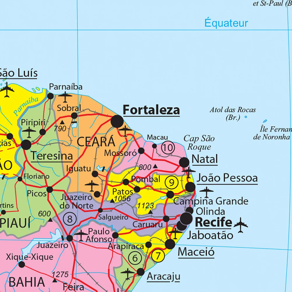 Административная карта бразилии без рамы - Фотография_5