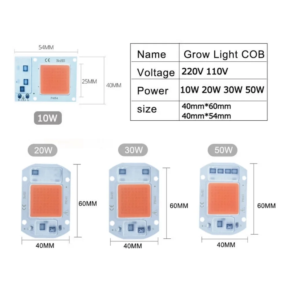 Ac 220v 110v светодиодный чип 10w - Фотография_4