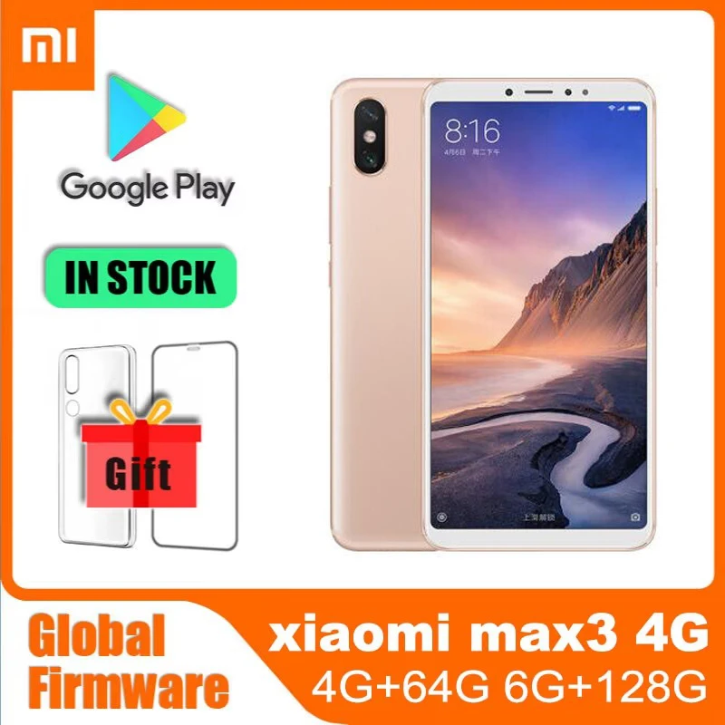 Смартфоны для мобильных телефонов global rom xiaomi max 3 6g 128g 6
