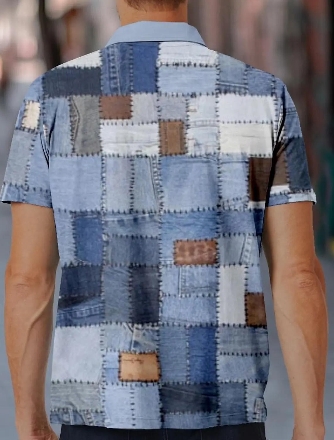 Мужская спортивная одежда в клетку - Фотография_2