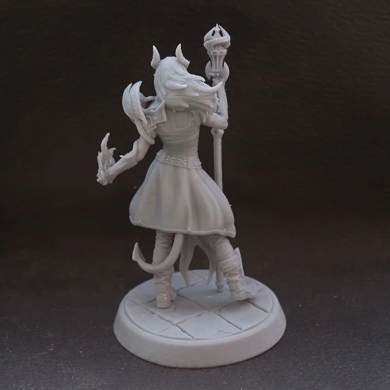 75 мм 100 мм модель из смолы minotaur woman worrir - Фотография_3