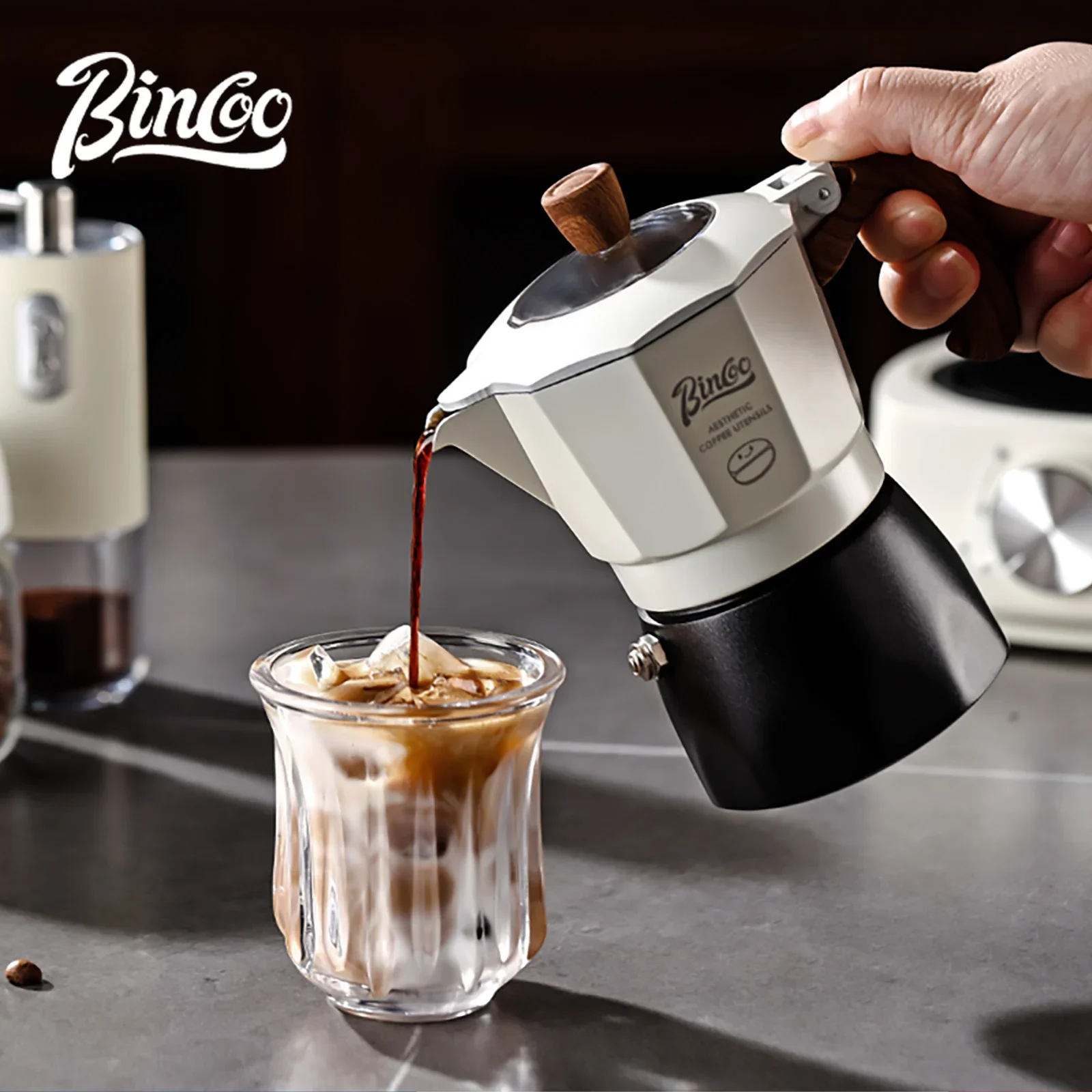 Комплект кастрюль и нагревателя bincoo moka - Фотография_3