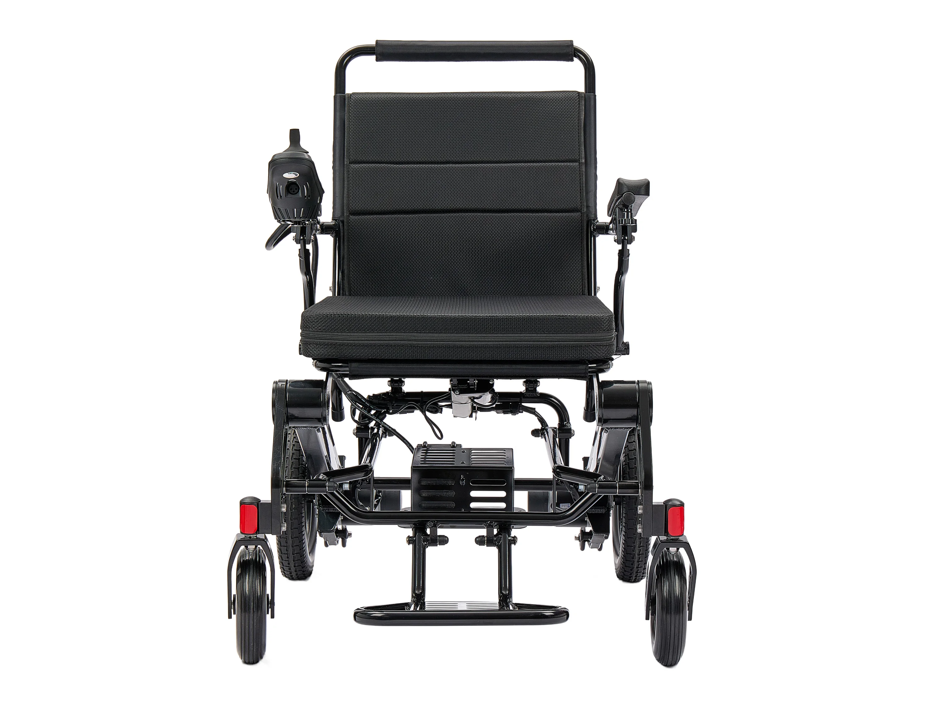 Широкоместная портативная складная инвалидная коляска - Фотография_2