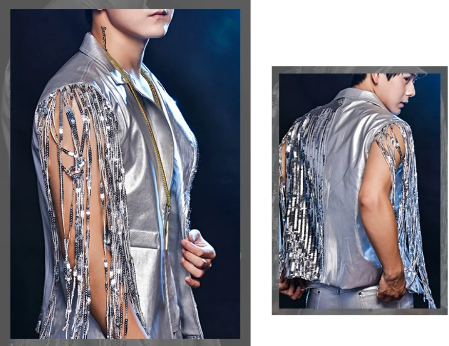 Модный мужской певец dj сценический - Фотография_3