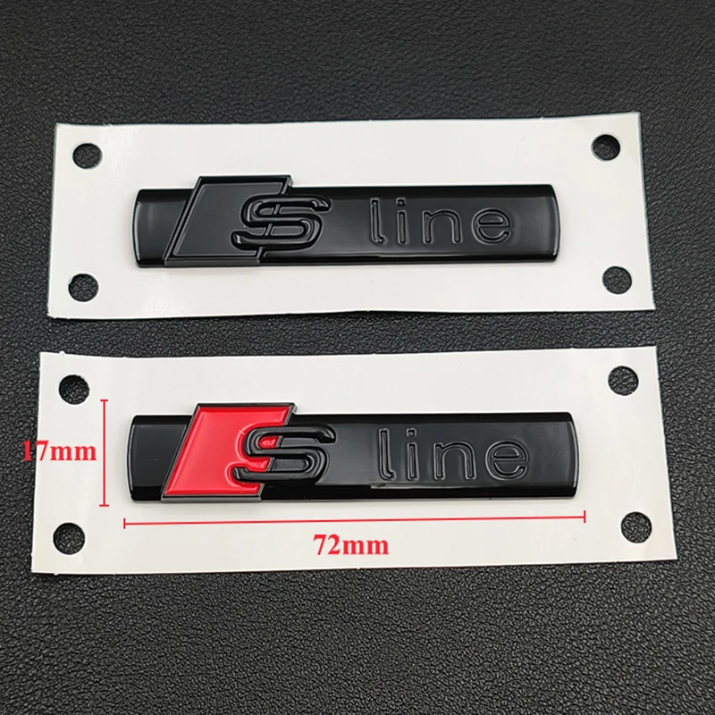 3d abs черный sline логотип s line - Фотография_3