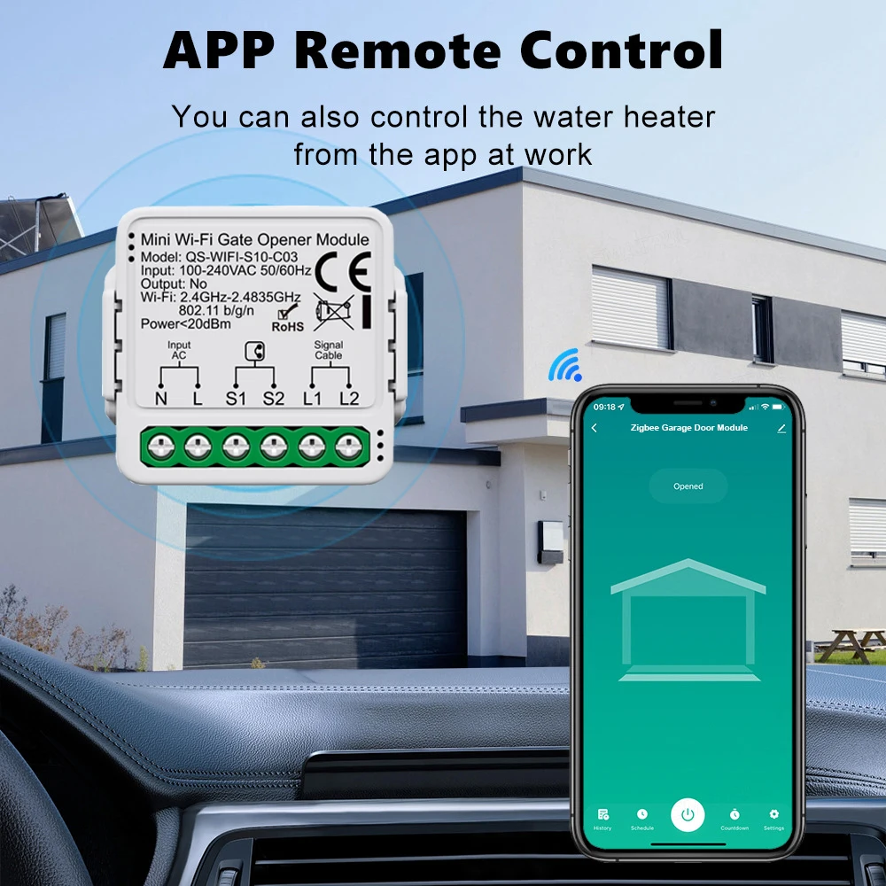 Tuya mini wifi устройство открывания - Фотография_4