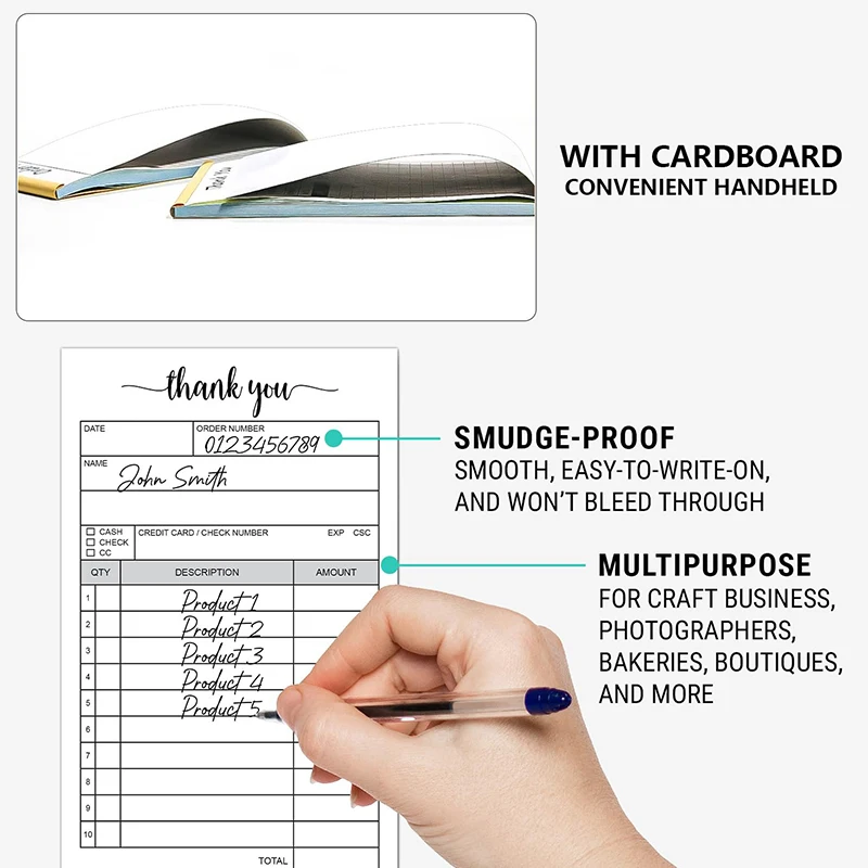 Чековая книга из беглеродного бумаги - Фотография_3