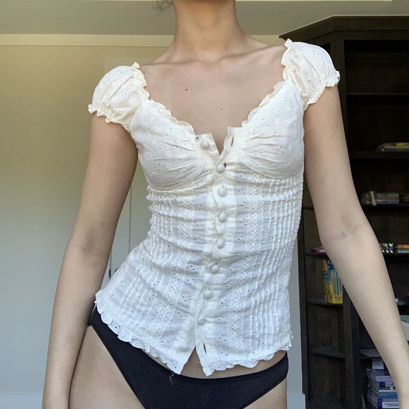 Женские рубашки y2k fairy grunge - Фотография_5