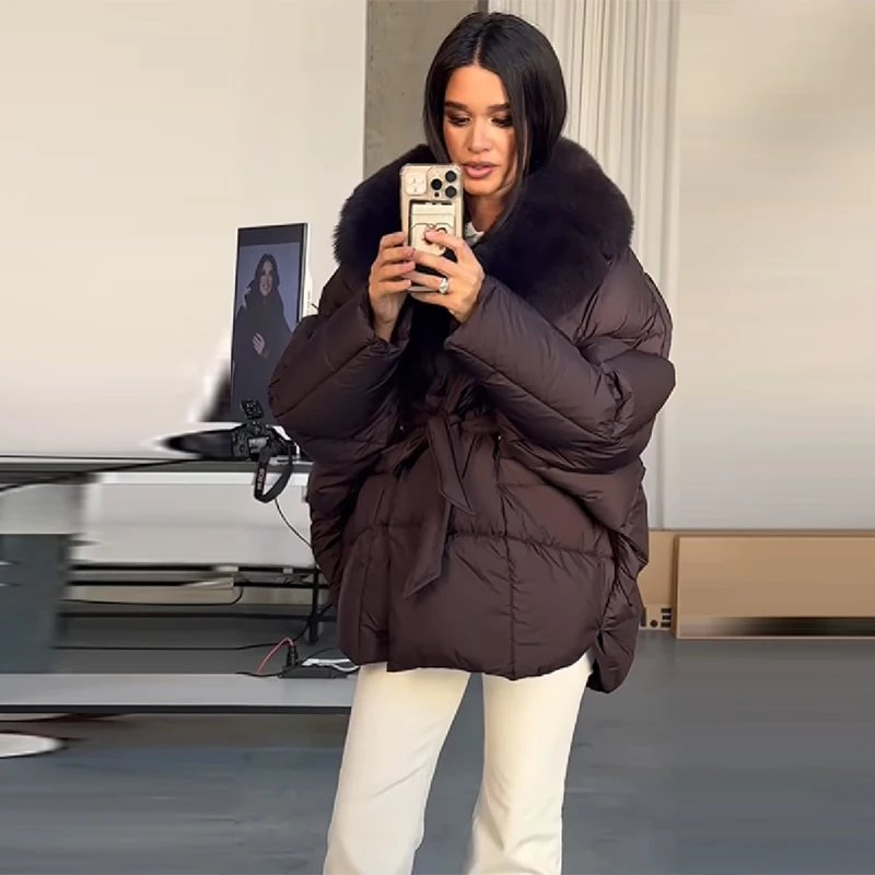 Элегантное модное толстое хлопковое пальто - Фотография_5