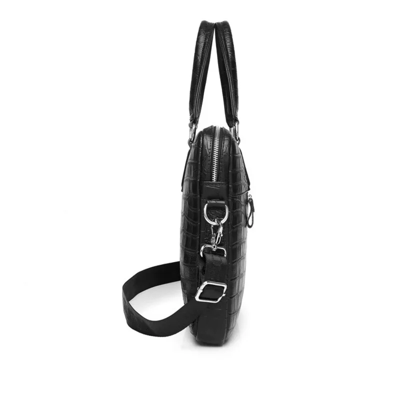 Портфель с крокодиловым узором - Фотография_6