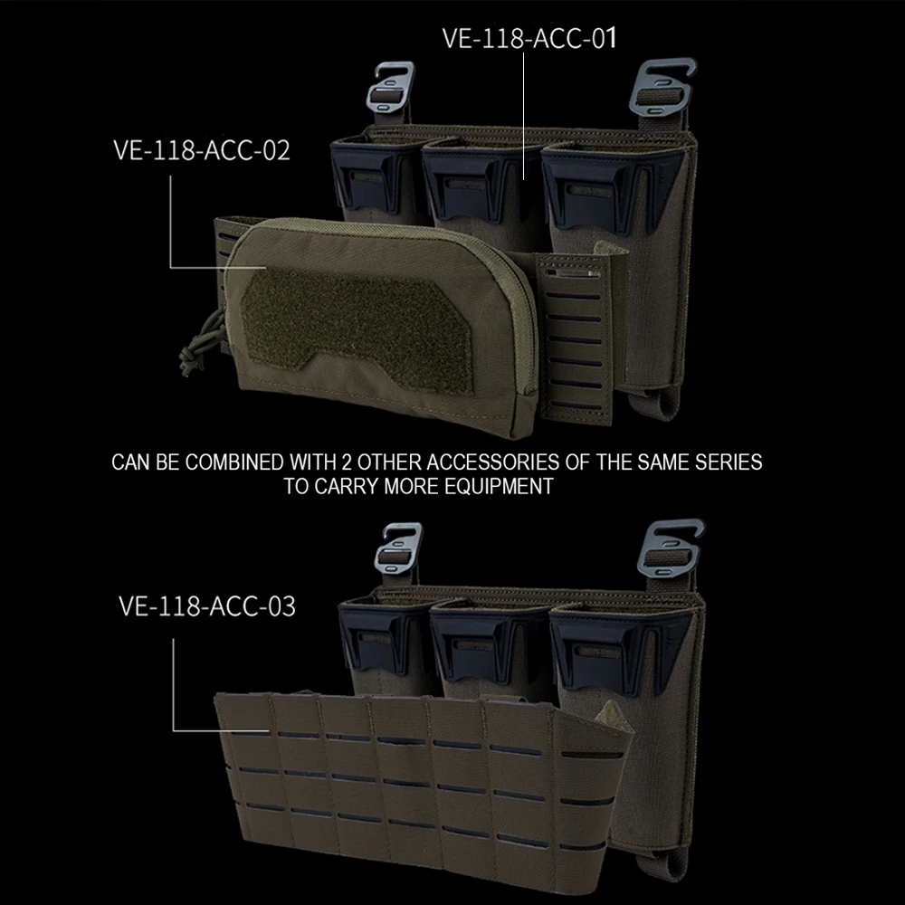 Потрой подсумок для магазинов agilit style multi-caliber для 3 шт. 5 - Фотография_5