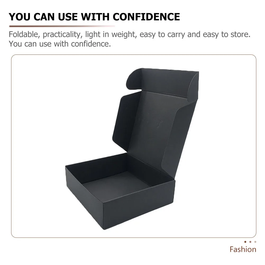 Черные удобные складные транспортировочные коробки - Фотография_5