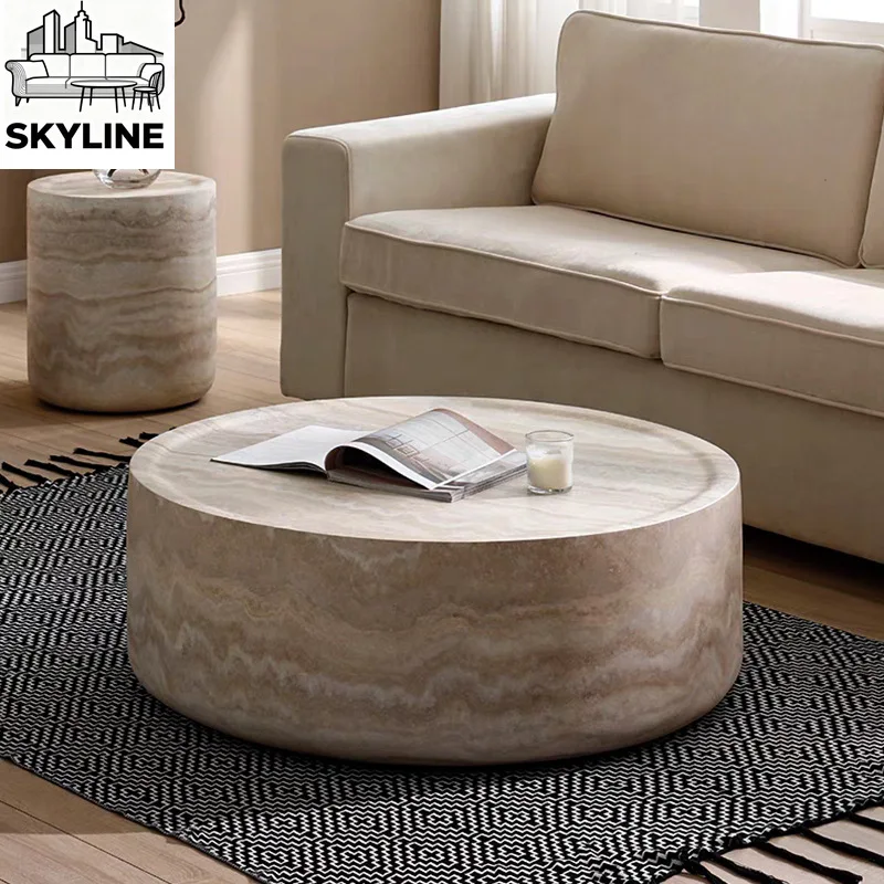 Круглый журнальный столик 39