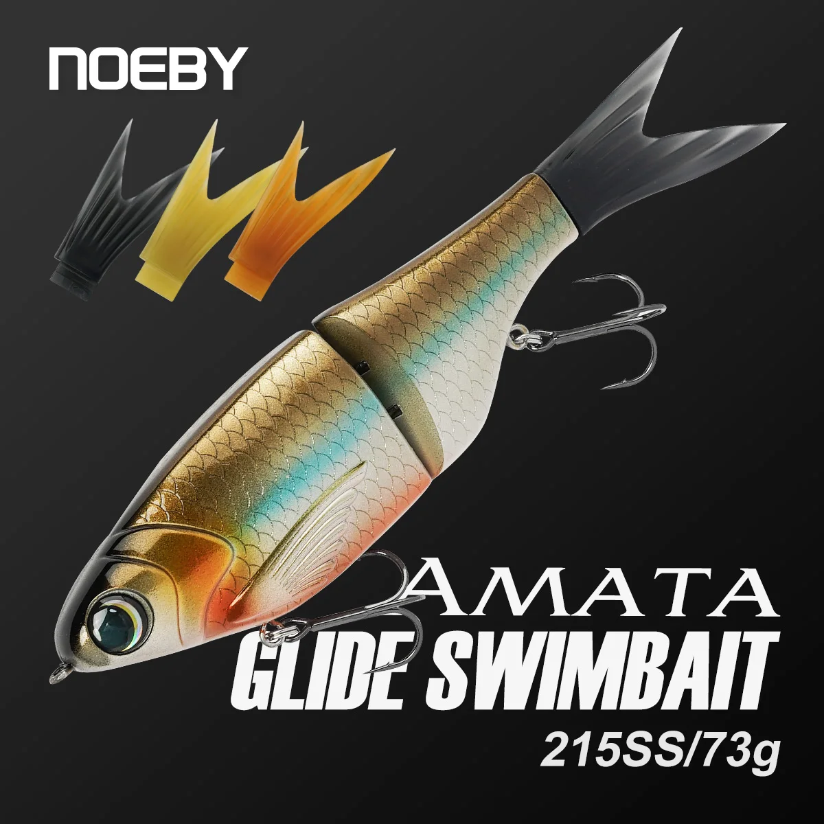 Noeby amata glide swimbait мягкая