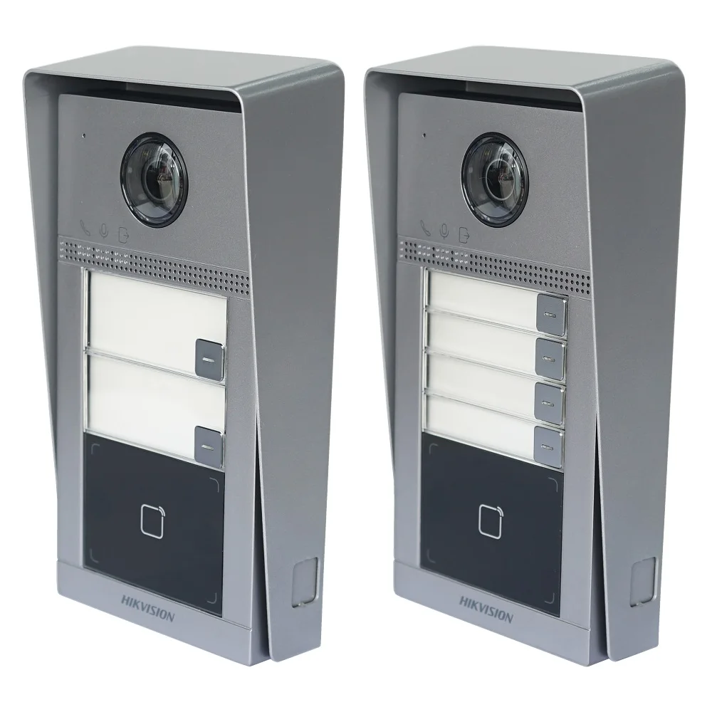 Hikvision 1-4 кнопочный телефон/8213/8413-wme1(c) ip дверной звонок - Фотография_4
