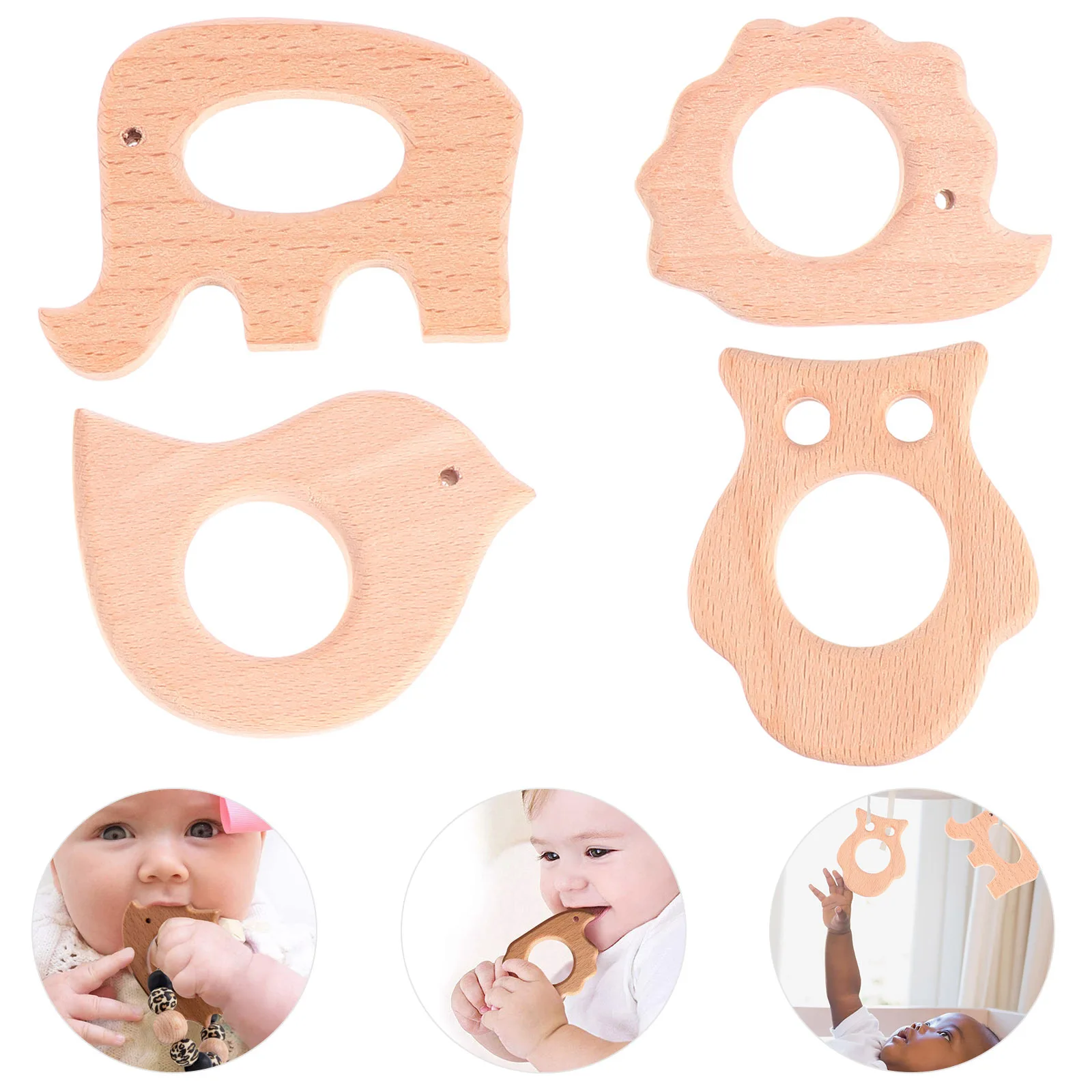 Детские деревянные молярные прорезыватели