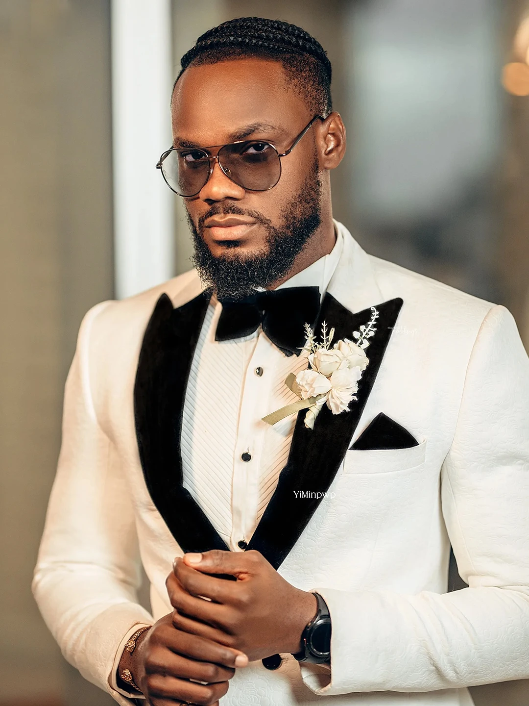 Белые мужские костюмы из 2 предметов - Фотография_2