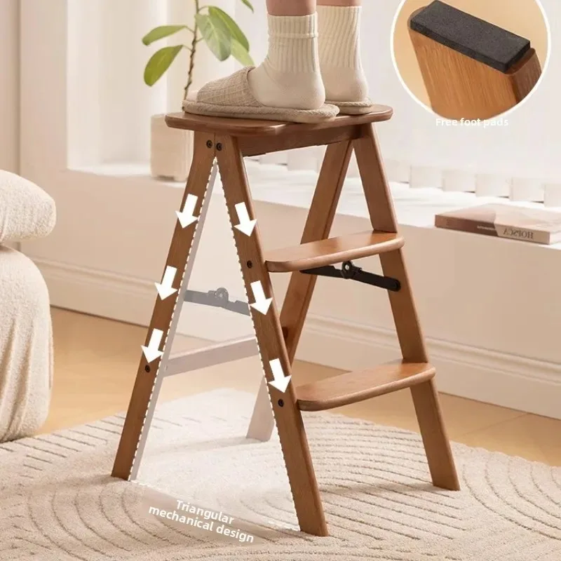 Трансформируемый складной табурет-стремянка и лестница