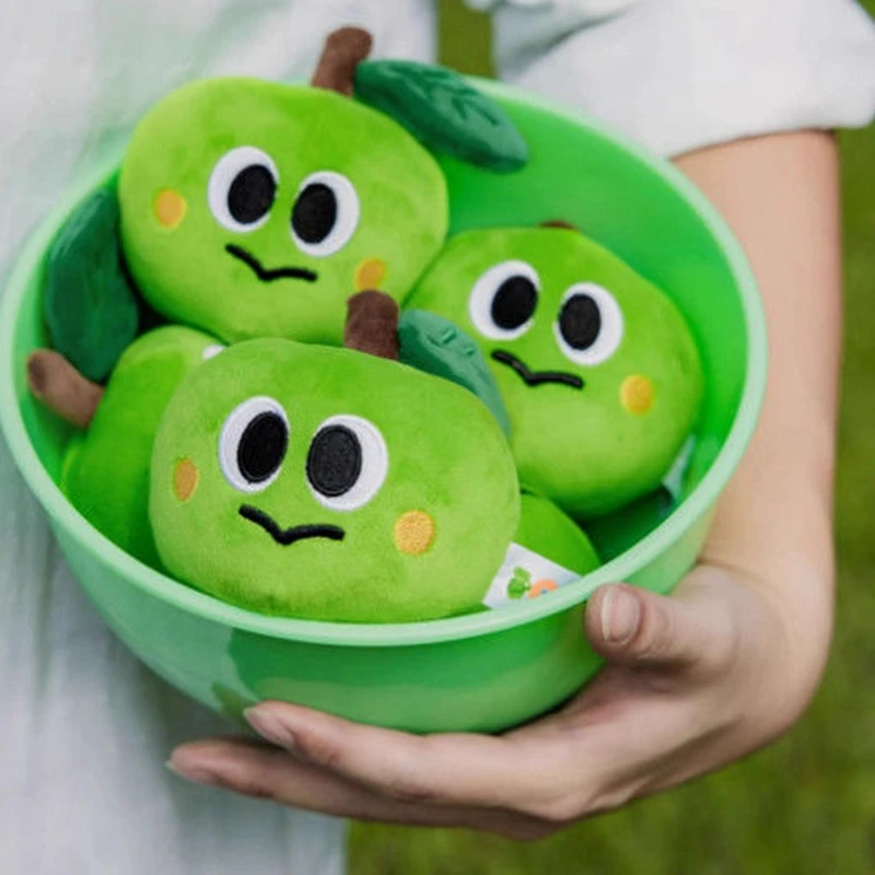 11 см kawaii зеленое яблоко плюшевая - Фотография_3