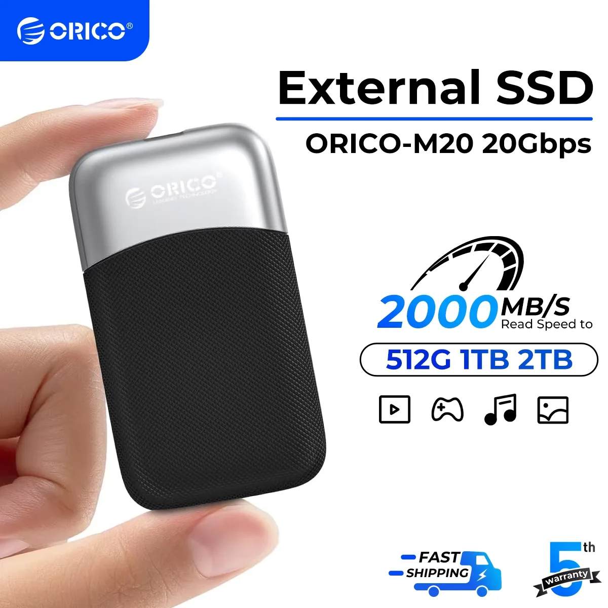 Портативный твердотельный накопитель orico
