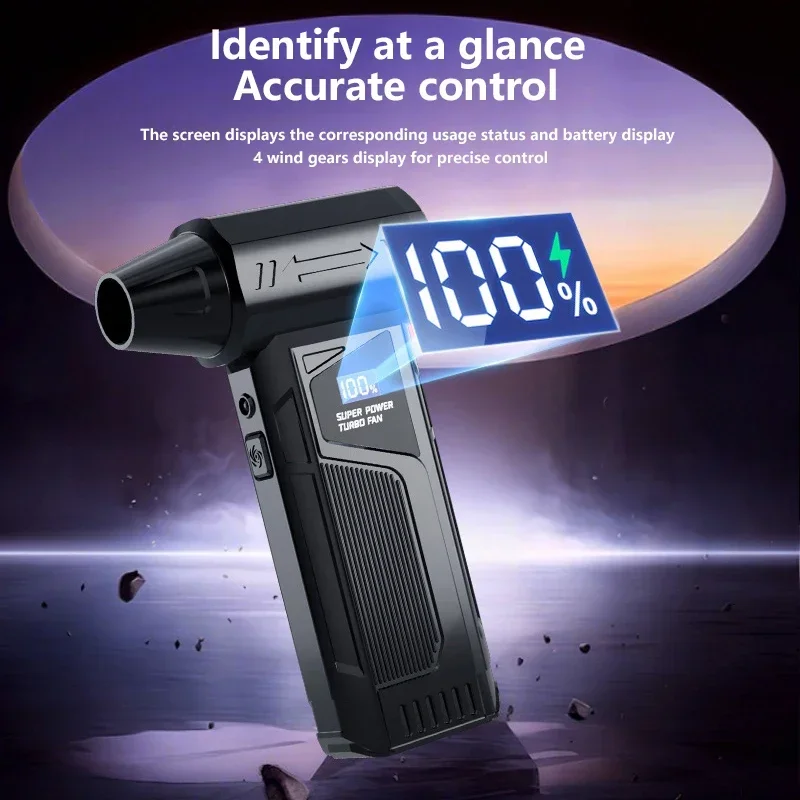 Беспроводной струйный вентилятор 990000 об/мин - Фотография_2