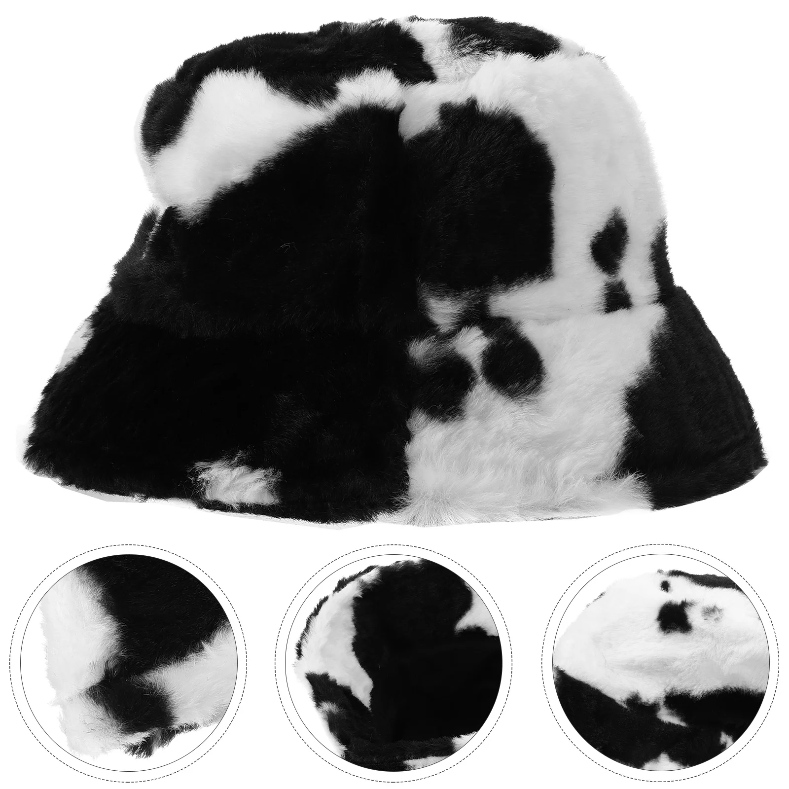 Шапки с коровьим принтом