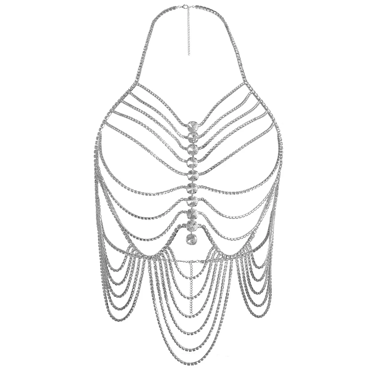 Роскошная женская цепочка в полоску - Фотография_6