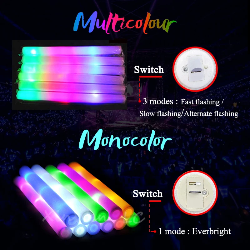 Rgb светодиодные светящиеся товары для вечеринок - Фотография_6